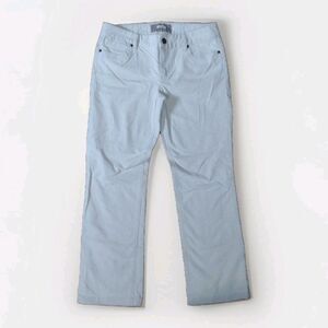 J. Crew Favorite Fit Corduroy Pants Flared Women Size 31S Ivory